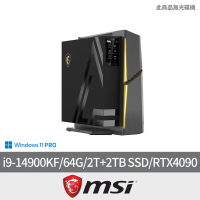 【MSI 微星】i9 RTX4090電競電腦(MEG Trident X2 14NUI9-267TW/i9-14900KF/64G/2T+2TB SSD/RTX4090/W11P)