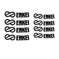8pcs for Enkei Wheel Decals Logo Die Cut Replacement Stickers RPF1 Rims