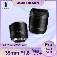 TTArtisan AF 35mm F1.8 APS-C Large Aperture Prime Lens with Eye Detection for Fuji X-A1 X-T4 X-E4 XS10 Nikon Z9 Z30