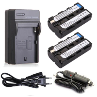 2x 3000mAh NP-F550 battery NP-F530 NP-F570 NP F550 F570 Batteries + Home Charger for Sony CCD-SC55 CCD-TRV81 DCR-TRV210 MVC-FD81