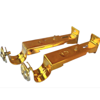 Bracket Besi Gorden Premium Bermerk Atau Penyangga Rell Hordeng Kualitas Bagus Tebal cat Chrome Toza