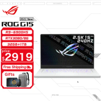 ASUS ROG Zephyrus G15 Gaming Laptop AMD Ryzen 9 6900HS 32G RAM 1T SSD RTX3080-8GB 2.5K Screen 240Hz15Inch E-sports Computer