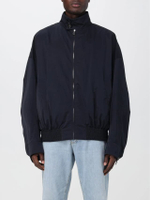 Mens Relaxed Fit ZipUp Jacket Size M Navy