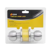 K-lock Handle Pintu Bulat Kamar Mandi - Silver