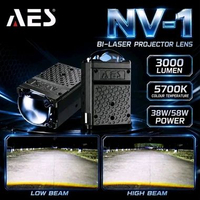 Lampu Sorot Bi-Laser AES External NV1 Ultimate Projector Lens Biled 58 Watt sangat terang