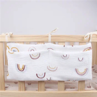 Baby Crib Portable Storage Bag Newborn Bed Headboard Organizer For Kids Baby Bedding Diaper Bag