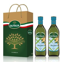 【Olitalia奧利塔】玄米油禮盒組(750mlx2瓶)