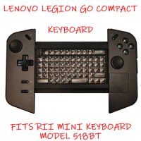 Legion Go Mini Bluetooth Keyboard, Portable Wireless Keyboard with Backlit, Rechargeable Mini Keyboard for Lenovo Legion Go