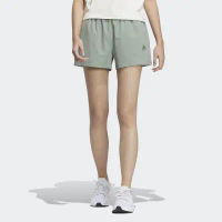 【adidas】 FOT WVN Short  HY2841  女 短褲 平織 亞洲版 運動 訓練 休閒 防潑水 寬鬆 綠-XS