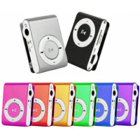 Portable MP3 Player Mini Clip-type MP3 Sport Stereo Music Discman Walkman Media Speaker Support SD TF Card Usb Cable Headphones