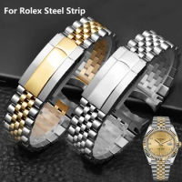 316L Stainless Steel Bracelet Solid Luxury Men Watch Band for DAYTONA SUBMARINER Oyster Perpetual Datejust Watch Strap 20mm 21mm