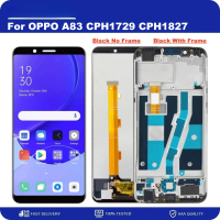 Alat Ganti Paparan LCD, 5.7 inci, Untuk OPPO A83 CPH1729 CPH1827, Digitizer Skrin Sentuh, Sesuai unt