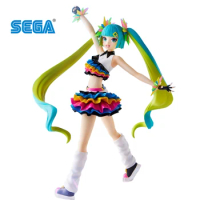 IN Stock SEGA Figurizm Hatsune Miku Catch The Wave Hatsune Original Genuine Anime Figure Model Child Collectible Toys