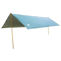 Anti UV 3F UL Gear 3*3M 4*3M 5*3 Meters Tarp 210T With Silver/Aluminium Coated Outdoor Shelter Beach Awning