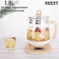 1.8L 220V Crystal automatic kettle health kettle thick glass teapot electric kettle heat preservation teapot electric kettle