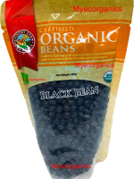 Country Farm Organic Black Beans – Green Kernel (300g)