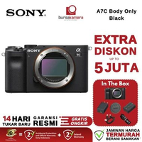 BKP SONY Alpha A7C Mirrorless Digital Kamera [Body Only] Black