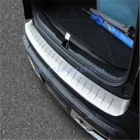 For HONDA CRV 2012 2013 2014 2015 2016 Rear Trunk Bumper Protector Rear Scuff Plate Rear Door Sill Car Accessories