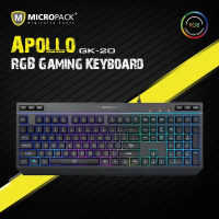 Micropack RGB Gaming Keyboard สกรีนไทย / อังกฤษ รุ่นGK-20 (ของแท้ประกันศูนย์) คําแนะนําการขายที่ร้อน