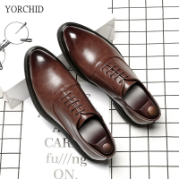 YORCHID รองเท้าทางการสำหรับบุรุษหนังแท้จากOxfordรองเท้าสำหรับชายอิตาเลี่ยน2023ชุดรองเท้ารองเท้าแต่งงาน