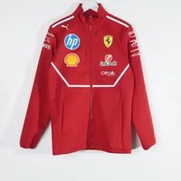 Jaket PUMA X FERRARI 2025 TEAM SOFTSHELL RED ZIP JACKET 100% ORIGINAL Size XL