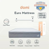 Domi Euro Mattress 28cm / Kasur Firm Premium / Supportive Rebonded 90 x 200