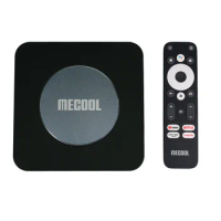 Mecool KM2 Plus OTT Amlogic S905X4 TV Box Dual Wifi Google Certified Set Top Box Smart Tv Box 2GB 16GB 4K CE Quad Core DC 12V/1A