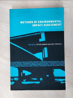 【書寶二手書T5／科學_D1U】Methods of environmental impact assessment_edited by Peter Morris and Riki Therivel