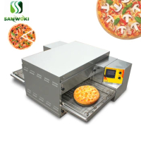 Conveyor Pizza Oven electric pizza baker machine large capacity roaster bread bake griddle Multifunctional pizza making machine