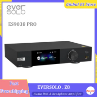 Eversolo Z8 Decoder ES9038 PRO HiFi Audio DAC USB XMOS XU316 32Bit 768Khz Decoding DSD512 Bluetooth 5.0 QCC5125 LDAC USB C AMP