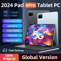 Original Mi Pad 6 Pro Tablet 11inch Android13 Tablet PC mi Pad 6 max Global 5G/Wifi Tablets Dual SIM Card tablet unlocked Tab