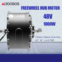 Fat Bike Wheel Hub Motor Brushless Gearless Freewheel Hub Motor for Snow E-bike 20 Inch 26 Inch Whee