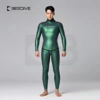 Bestdive Classic 5mm Smoothskin Diving Wetsuit for Male Freediving Spearfishing Scuba Diving Man's Yamamoto Neoprene Wetsuit