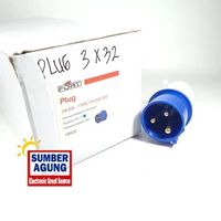 Fort Plug Colokan Industri 3x32 Colokan Industrial 3 Lubang 32 Ampere
