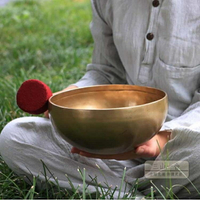 頌缽 尼泊爾手工響銅頌缽瑜伽靜心音療佛音碗冥想缽佛教梵音缽仿法海缽 玩物志