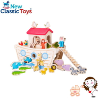 【荷蘭 New Classic Toys】諾亞方舟動物幾何積木玩具｜寶貝俏媽咪