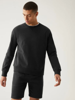 เสื้อสเวตเตอร์ผู้ชายคอกลม สี Carbon ไซส์ M
