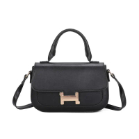 Hand bag Wanita elegan korean buttonscarves bag tas  mosdom  Kulit merche  sling  bag  mini bagun  b