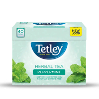 【Tetley泰特利】沁涼薄荷茶 1.6gx40入/盒(花草茶)