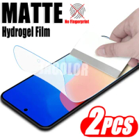 2PCS Matte Safety Film For Xiaomi Redmi 12 5G 12C 11 Prime 10A 10C 10 Gel Protective Anti-fingerprint Film Not Glass For Redmi12