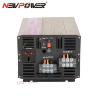 6000W DC 12V 24V 48V to AC 110V 220V 230V Power Converter Pure Sine Wave inverter 6KW UPS off grid Charging Inverter home solar