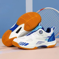 新款專業兒童輕便防滑減震羽毛球鞋女童旋轉扣男童戶外運動排球鞋