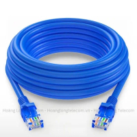Dây mạng Cat5E chuẩn - Lõi đồng/CCA - Vỏ PVC chống nứt - Chiều dài 1m - Hàng mới 100%