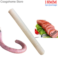 15M*18MM Sausage Casing Meat Packing Tools Meat Fillers Machine Nozzle Filler Shell for Sausage Maker Kitchen Tools