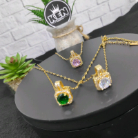 Titanium viral kalung Liontin Mutiara Ulang tahun Ulang tahun Ulang tahun Harian Harian Keterlibatan