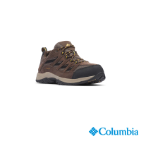 Columbia 哥倫比亞官方旗艦 男款-CRESTWOOD™Omni-Tech防水登山鞋-棕色(UBI53720BN/HF)