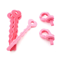 【kiret】空氣感愛心海綿髮捲 12入(捲髮器 造型波浪 卷髮DIY 捲髮工具)