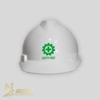sticker logo k3 safety first Helm Proyek murah