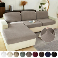 New Jacquard Sofa Seat Covers Stretch Sofa Couch Cover For Living Room Sofa Cushion Cover Protector Removable Washable Slipcover