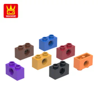 20 Pcs/lot 1x2 with 1 Hole Building Block Moc Color Accessories Compatible with 3700 Bricks DIY Children's Toy Assembly Gift